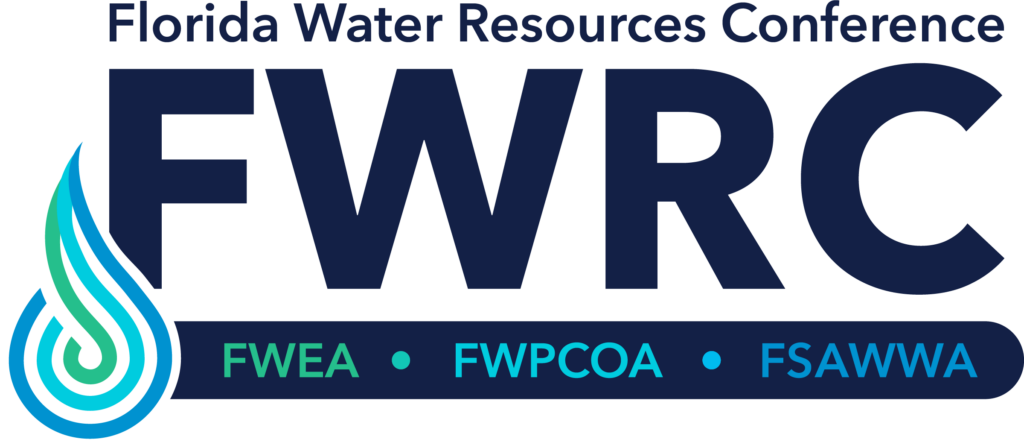 logo for FWRC that reads: Florida Water Resources Conference - FWRC - FWEA - FWPCOA - FSAWWA